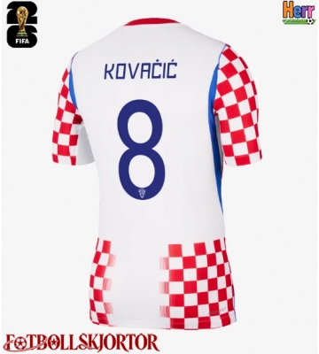 Kroatien Mateo Kovacic #8 Hemmatröja VM 2026 Kortärmad